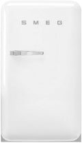1 Bac Légumes et Éclairage LED – FAB10RWH6 Réfrigérateur Table Top Vintage 1 Porte – Mini réfrigérateurs, Smeg, 122L, H 97cm