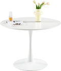 Table à Manger Ronde Moderne – Tables, buybyroom, Ø - 100 cm, pour 4 Personnes, Bureau, Table de Bar, adaptée pour la Cuisine