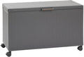 HESPERIDE Hespéride - Coffre de rangement edenio graphite s 130 x 60 – 4 x 78cm en aluminium, Gris