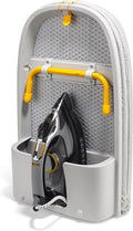 Pocket Max Planche à Repasser de Table Pliable – Joseph Joseph, avec Rangement pour Fer, Surface 110cm, Gris/Jaune/Noir