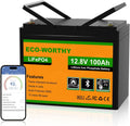 Batterie LiFePO4 avec Protection à Basse Température – Batterie Lithium 12V 100AH Bluetooth – Batteries à décharge profonde
