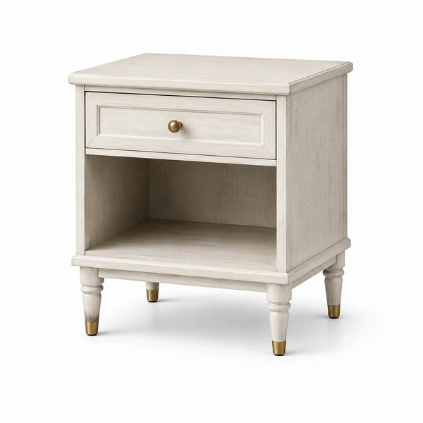 Table de chevet en bois avec tiroir 60x45x35 cm