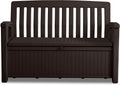 Keter Banc de Jardin avec Coffre de Rangement en résine 227L – Avertissement De Sûreté Veillez à ne pas dépasser la charge maximale de 272 kg