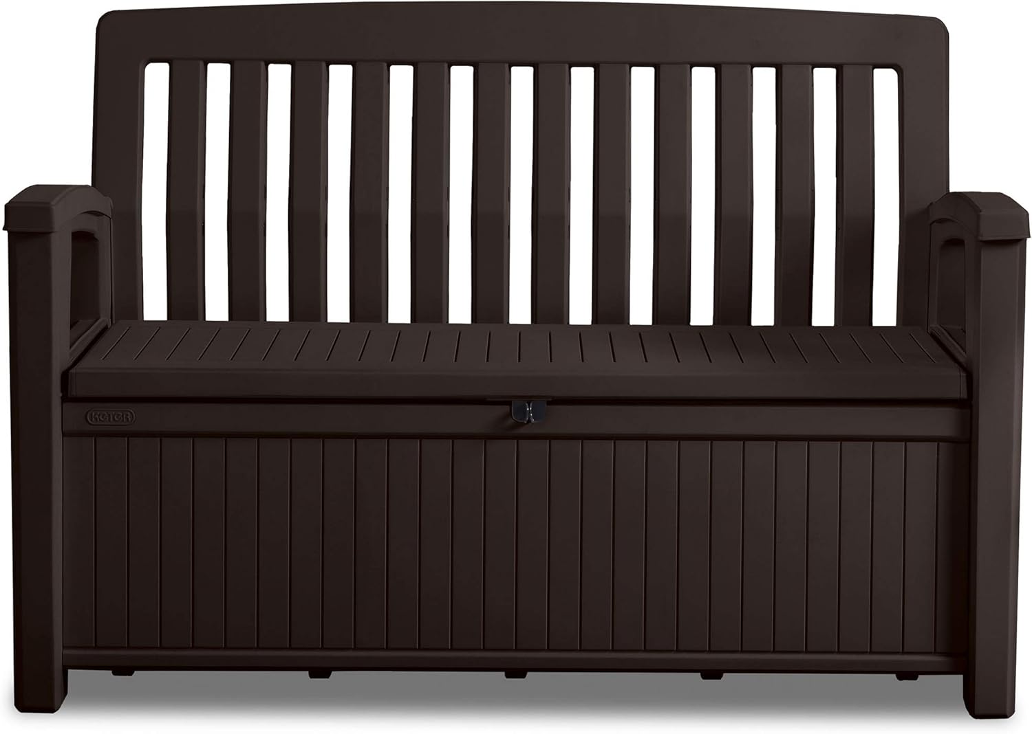 Keter Banc de Jardin avec Coffre de Rangement en résine 227L – Avertissement De Sûreté Veillez à ne pas dépasser la charge maximale de 272 kg