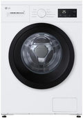 LG Lave-linge frontal 9kg 1400 Tours/min - F94N15WHS – Blanc/Noir