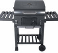 Alice's Garden Barbecue Grill Charbon de Bois - Bernard Noir - Fumoir avec récupérateur de Cendres – aérateurs