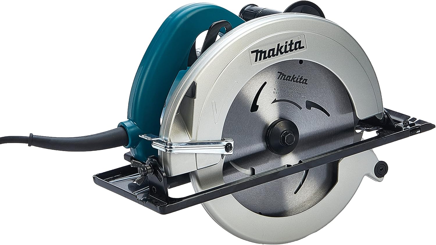 Makita Scie circulaire Ø235 mm 2000 W - MAKITA N5900B – Pour des coupes précises jusqu'à 85 mm, Argent/Bleu