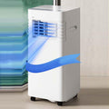 Climatiseurs portables – Climatiseur portable, idéal pour les pièces jusqu'à 300 m2, minuterie de 24 heures, Blanc