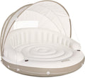 Intex Lounge caraïbes – dimensions indiquées sont 199cm x 150cm, Blanc/Beige