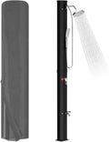 Joparri Douche Solaire avec douchette 35 l avec Capot de Protection et pommeau de Douche à 360 ° – Douche extérieure
