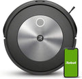 iRobot Aspirateur Robot connecté Roomba® j7 avec 2 extracteurs en Caoutchouc multisurfaces - Idéal – mémorise, Noir/Argent