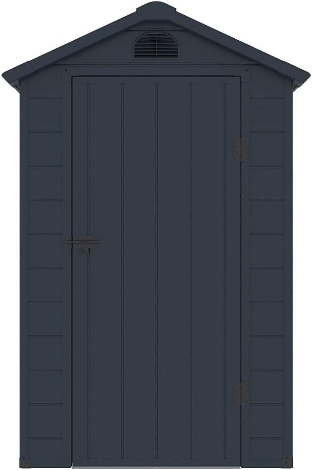 Vente- - Abri de Jardin en résine Gris Anthracite 1 – Vente-, 39 m2 - CESIO, Installation inférieure à 5 m2, aucune déclaration n'est nécessaire
