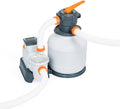 58499 Pompe de filtration à sable pour piscine hors sol Portée 8 – Accessoires et pièces détachées, Bestway, 327 l/h