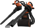 Option Broyeur 3000 W Orange – BEBLV301 Aspirateur Souffleur Électrique à fil Aspirateur + Souffleur, BLACK+DECKER, Noir/Orange