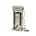Maxima Gastro Remplisseur de saucisses – 15 l, Avec 4 tubes de remplissage, Automatique, Vertical, Argent