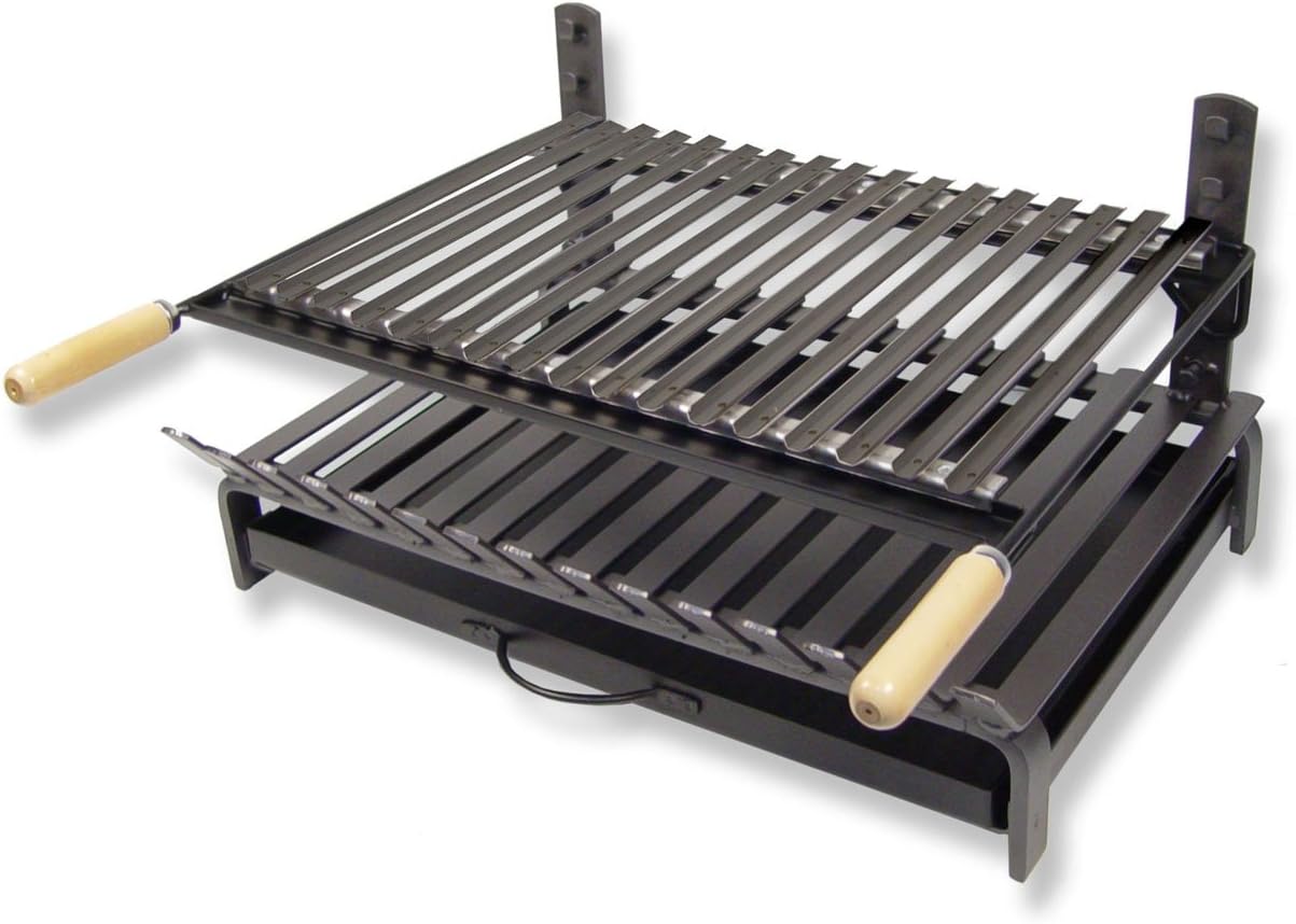 71406 Barbecue avec Grille de Fer INOX 5000.0000 – Grilles de cuisson, IMEX EL ZORRO, Il, Noir/Beige
