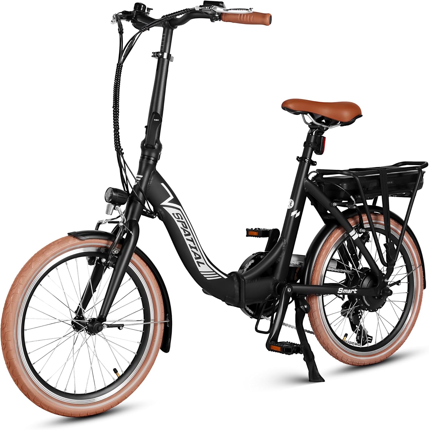 20 Pouces Vélo Électrique Pliable – Velo Electrique – Vélos électriques, SPATIAL, 7 Vitesses, 40NM 250W Moteur 36V 374.4Wh Batterie