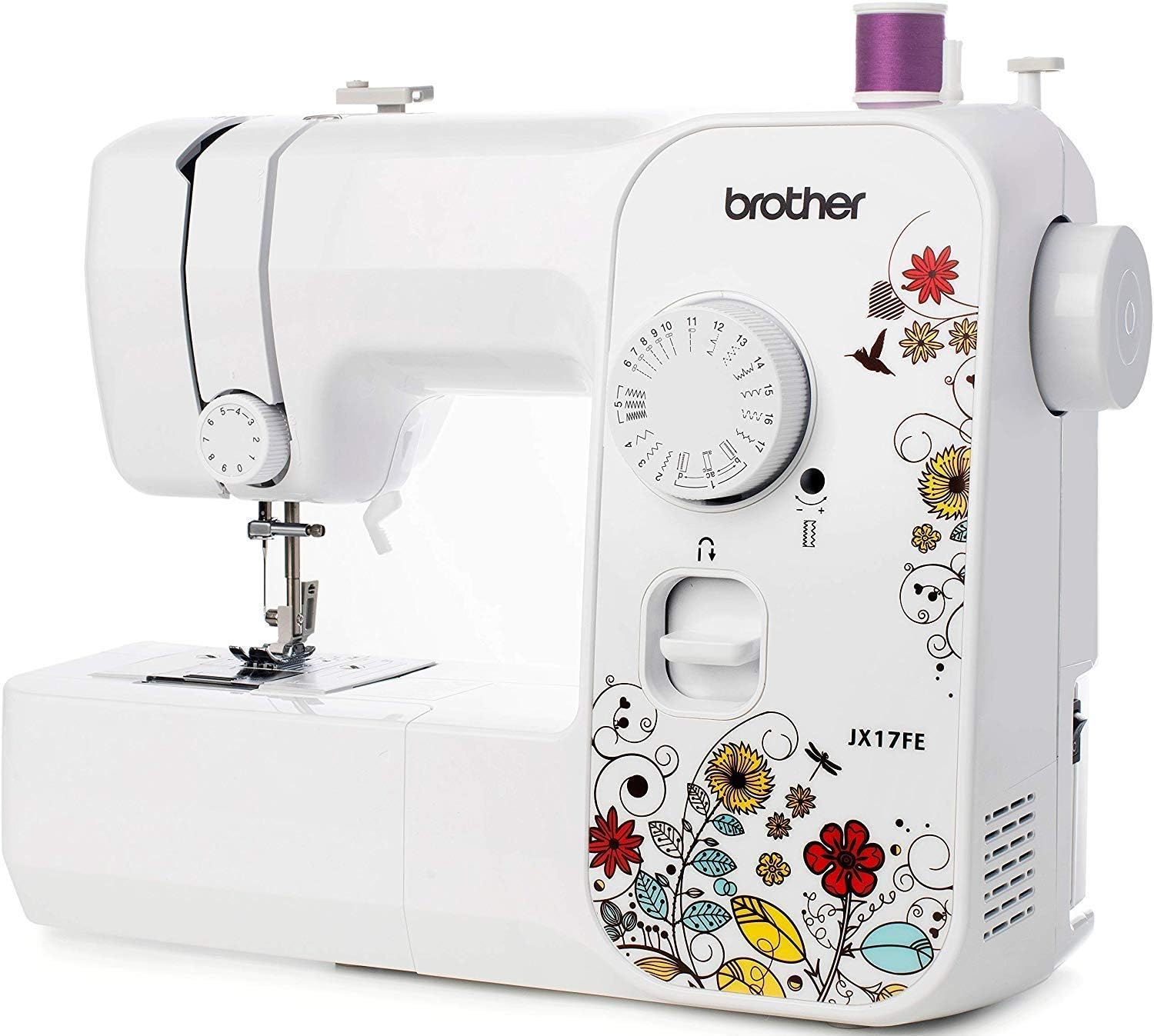 Machines à coudre à commande électronique – Brother, JX17FE, Machine à Coudre électrique pour Débutants, 17 Points différents, Fantasy Edition