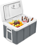 12 V – Glacière à roulettes 48 litres – Glacières, UISEBRT, glacière électrique avec mode éco, 220 V, mini réfrigérateur portable