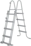 Échelles de piscine – Bestway, Echelle de sécurité 2 x 4 marches pour Piscine Hauteur 122 cm, Gris