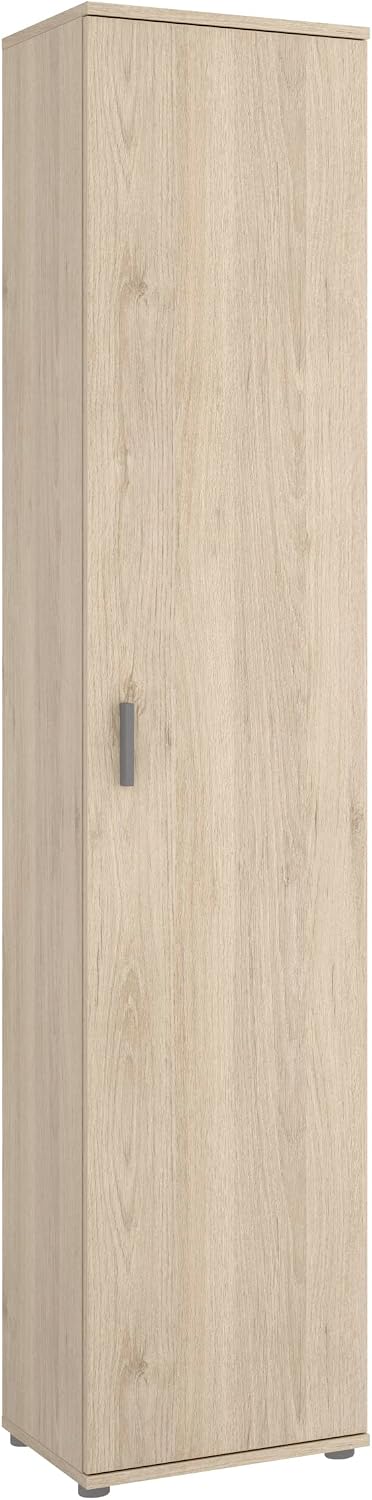190 x 39 x 35 cm – FIT Armoire Polyvalente – Armoires vitrées de présentation, DEKIT GRUPO RIMOBEL, Bois d'ingénierie, chêne Naturel