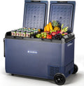 AAOBOSI Glaciere Electrique 95L – -20°C à 20°C Frigo Compression avec APP contrôle, 12v 220v pour Voiture, Camion