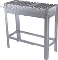 avec 12 Piques en Acier Inoxydable – Barbecue au Charbon de Bois Karasu – Barbecues à charbon, METRO Professional, Argent