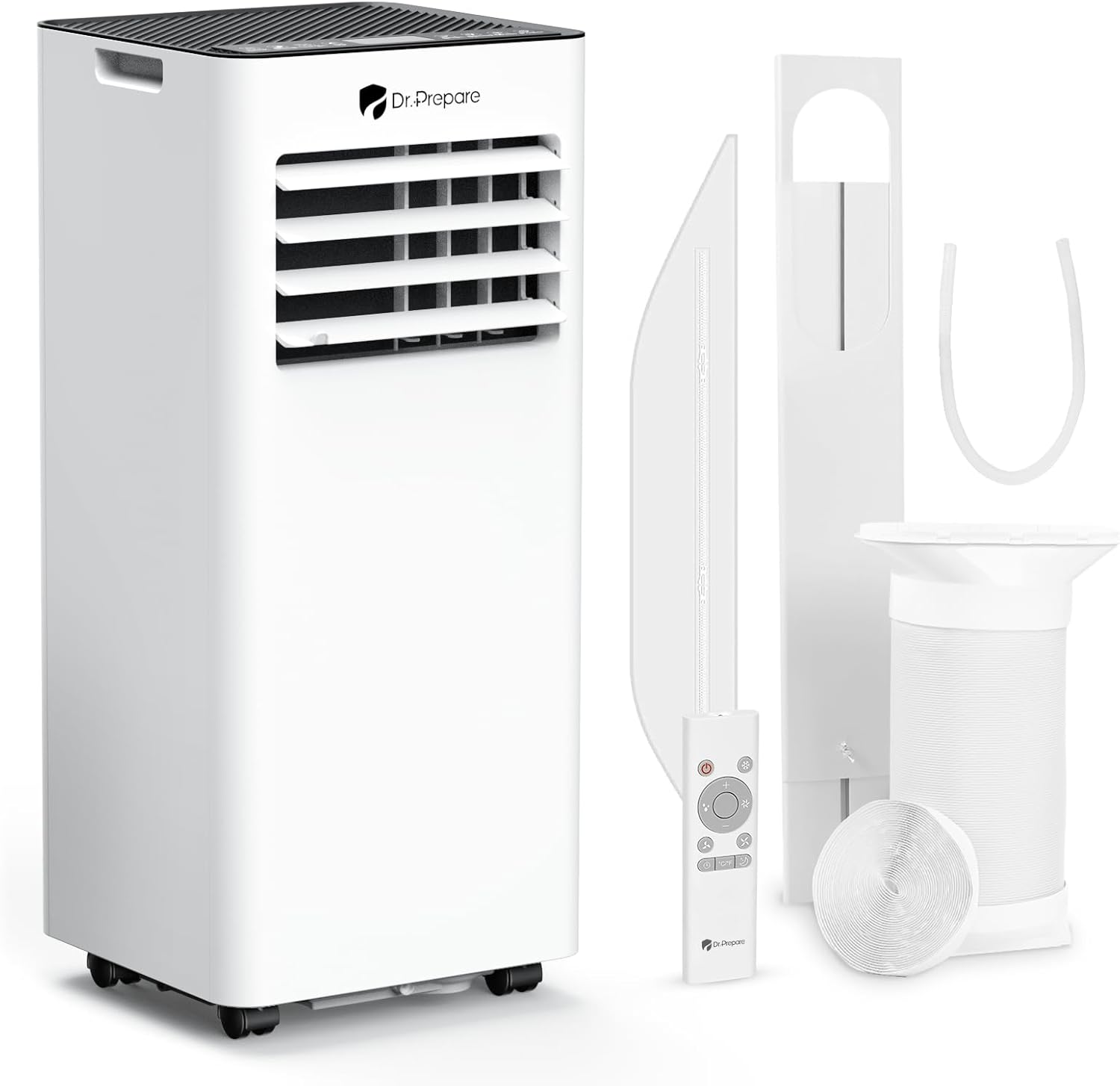 1Kw – Climatiseur Mobile Silencieux 9000 BTU 2 – Climatiseurs portables, DR.PREPARE, Télécommande, Climatiseur Portable 4 en 1