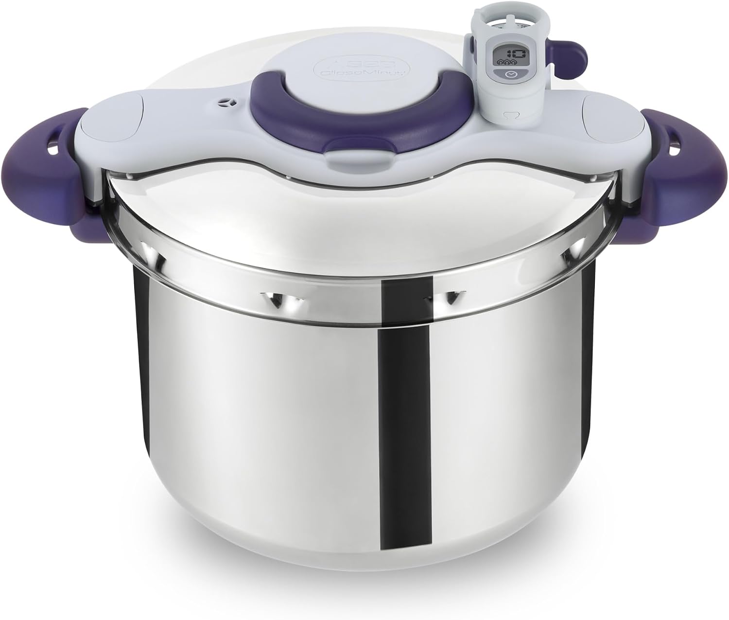 SEB Clipsominut' Perfect Cocotte-minute 9 L – Livre 100 recettes inclus, Violet P4624900, Autocuiseur induction