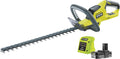 RYOBI Taille-Haies sans Fil 18V One+ RHT184520 – Lame 45 cm, Batterie 2.0Ah et Chargeur Inclus, Capacité 18 mm, Léger