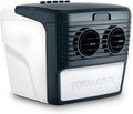 Rafraîchisseurs d'air par évaporation – Totalcool, Refroidisseur d'air portable 3000, 12 V et alimentation secteur, poids léger, blanc/gris