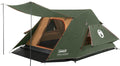 Coleman OctaGo Tente de Camping avec Plusieurs fenêtres – système d'armature Colman Fastpitch, Vert/Marron/Noir
