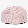 Fauteuils poire – Lounge Pug, Pouf Poire Classique pour Adulte en Velours Côtelé - Confortable, Facilement Transportable - Rose Clair