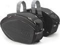 Sacoches cavalières – Givi, EA100B Sécurité et Assistance en Cas de Panne Sac Facile, Noir, Sacs de côté doux Facile Bag28 35 Lt, Noir/Gris