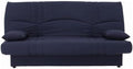 Générique Dream Banquette clic clac 3 Places - Tissu 100% Coton - Bleu foncé - Contemporain - L – Canapés et divans, AUCUNE