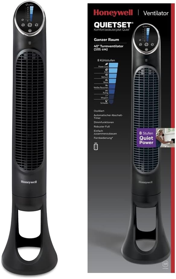HYF290E4 Ventilateur Tour QuietSet Puissant et Ultra Silencieux-avec télécommande-HYF290E – Ventilateurs colonne, Honeywell