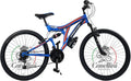 Vélo pour enfants CANELLINI tout suspendu 24 Colorado - Roues 24 pouces (bleu/orange) – BICICLETTE CANELLINI, Bleu/Orange/Noir