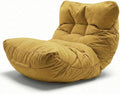 100 × 90 × 80 cm, avec une hauteur d'assise de 25 cm – Aiire, Gros Bean Bag ou Coussin de Sol Moutarde