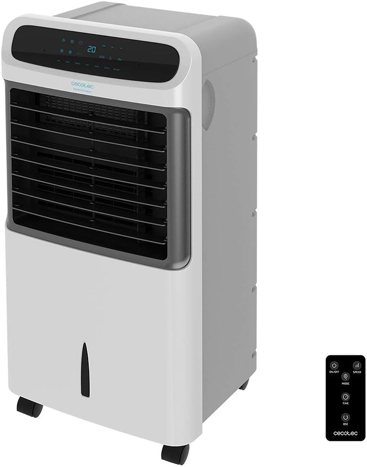 Climatiseurs portables – Cecotec, Refroidisseur Évaporatif EnergySilence PureTech 6500. 80 W, 3 Vitesses, Télécommande, Débit 600 m2/h