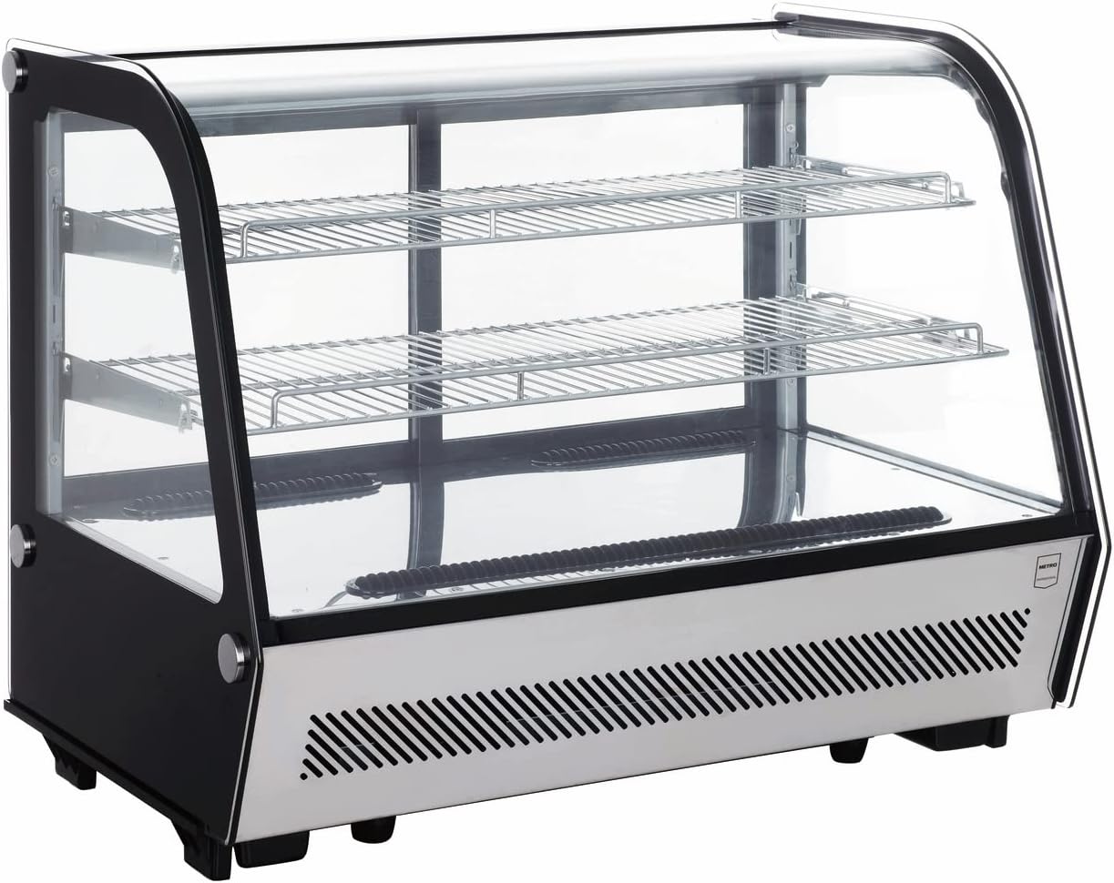METRO Professional Vitrine réfrigérée positive GCV 1130 – 6 cm, froid avec ventilateur, 88 x 56, 8 x 68, 130l